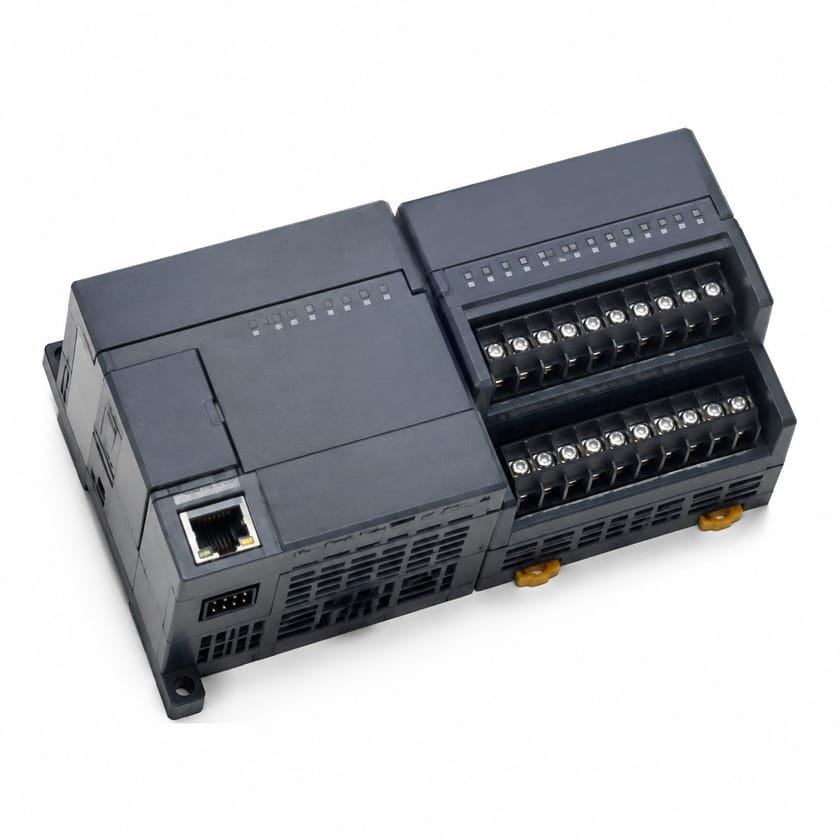 Automate programmable exécutant la logique de commande d’une machine ou d’une installation.