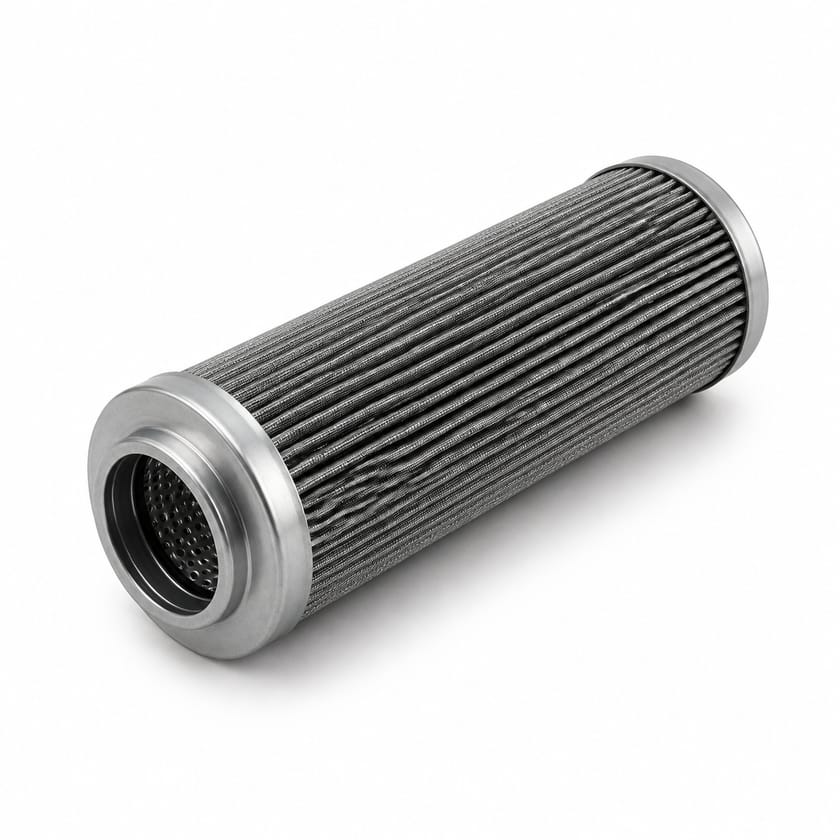 Filtre retenant les particules qui usent pompes, distributeurs et vérins.