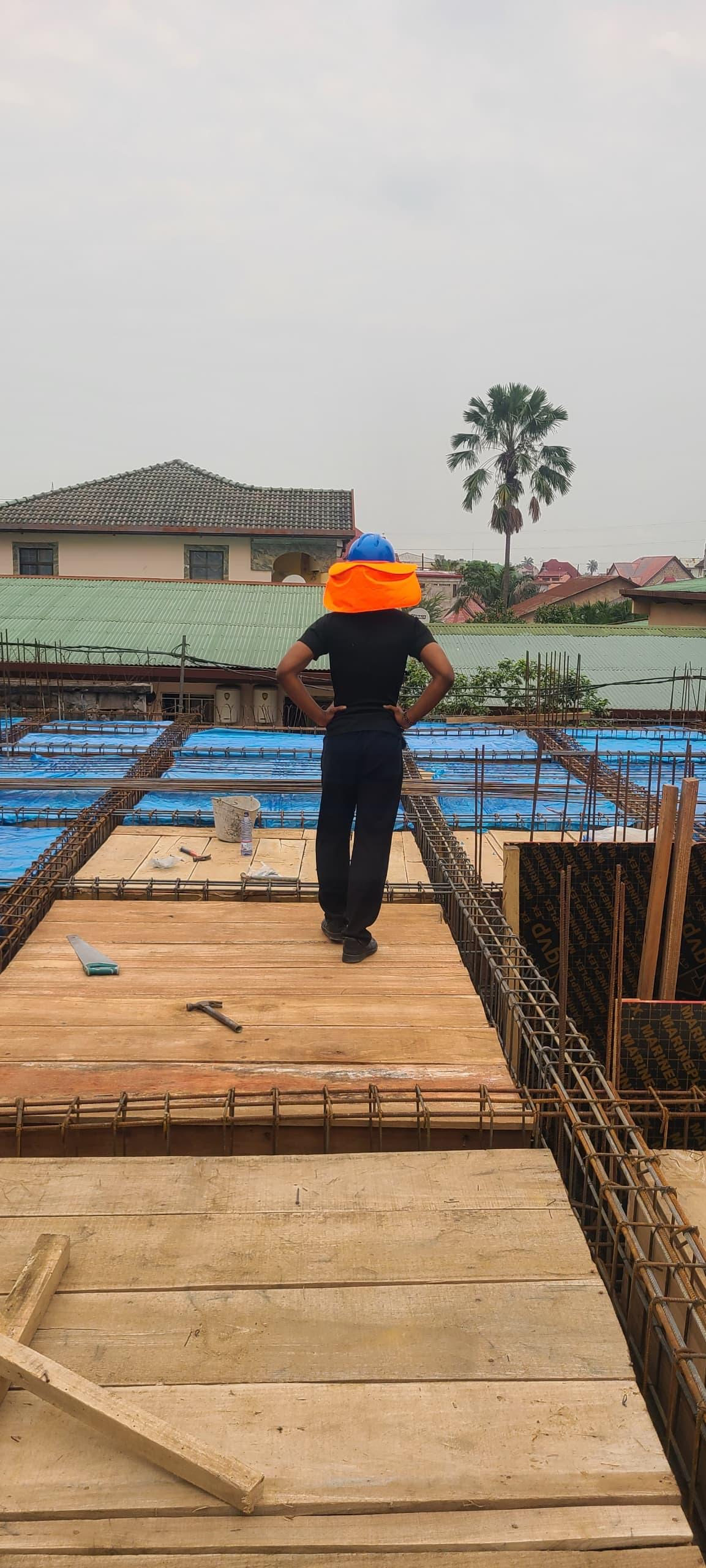 Supervision de dalle et de ferraillage sur chantier
